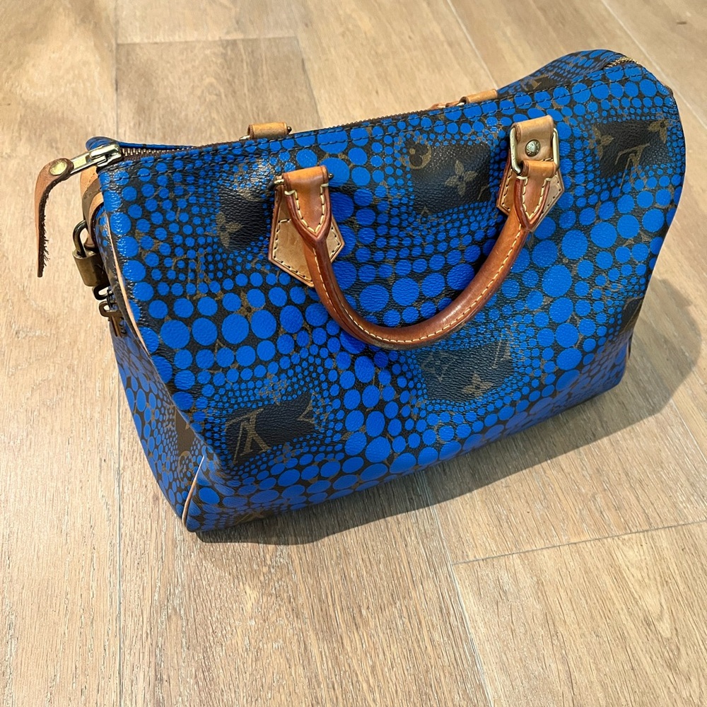 Louis Vuitton Limited Edition Speedy Blue